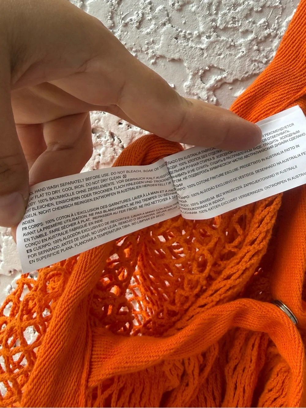 Seafolly Mesh Net Cotton bag - Picture 12 of 16